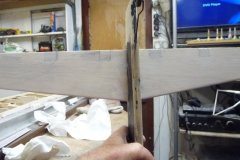 Old tailplane hinge slots filled