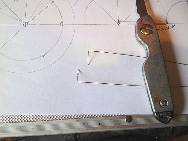 control lines with bent ends
